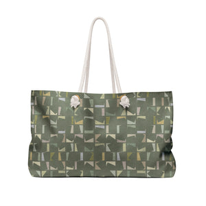 Playful Code Weekender Bag in Green