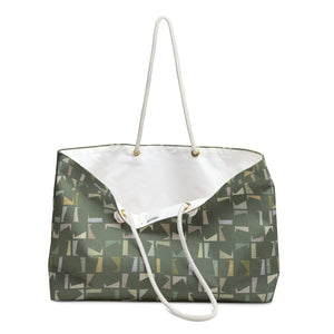 Playful Code Weekender Bag in Green