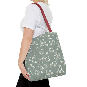 Alchemilla Vulgaris  Tote Bag in Aqua