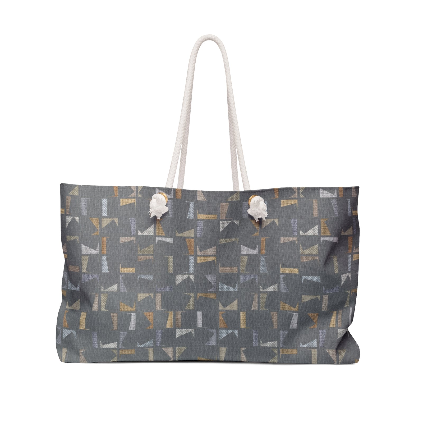 Playful Code Weekender Bag in Gray