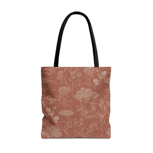 Swallowtail Tote Bag in Orange