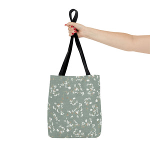 Alchemilla Vulgaris  Tote Bag in Aqua
