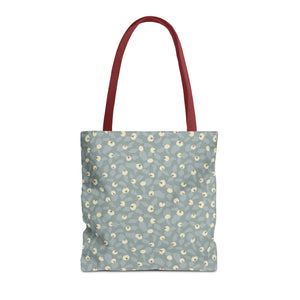 Rose Rugosa Tote Bag in Aqua