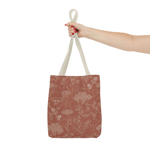 Swallowtail Tote Bag in Orange