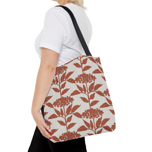 Elderberry Tote Bag in Orange
