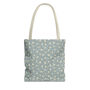 Rose Rugosa Tote Bag in Aqua