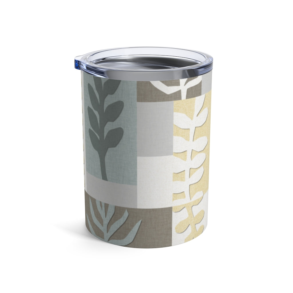 Botanical Paper Tumbler in Taupe