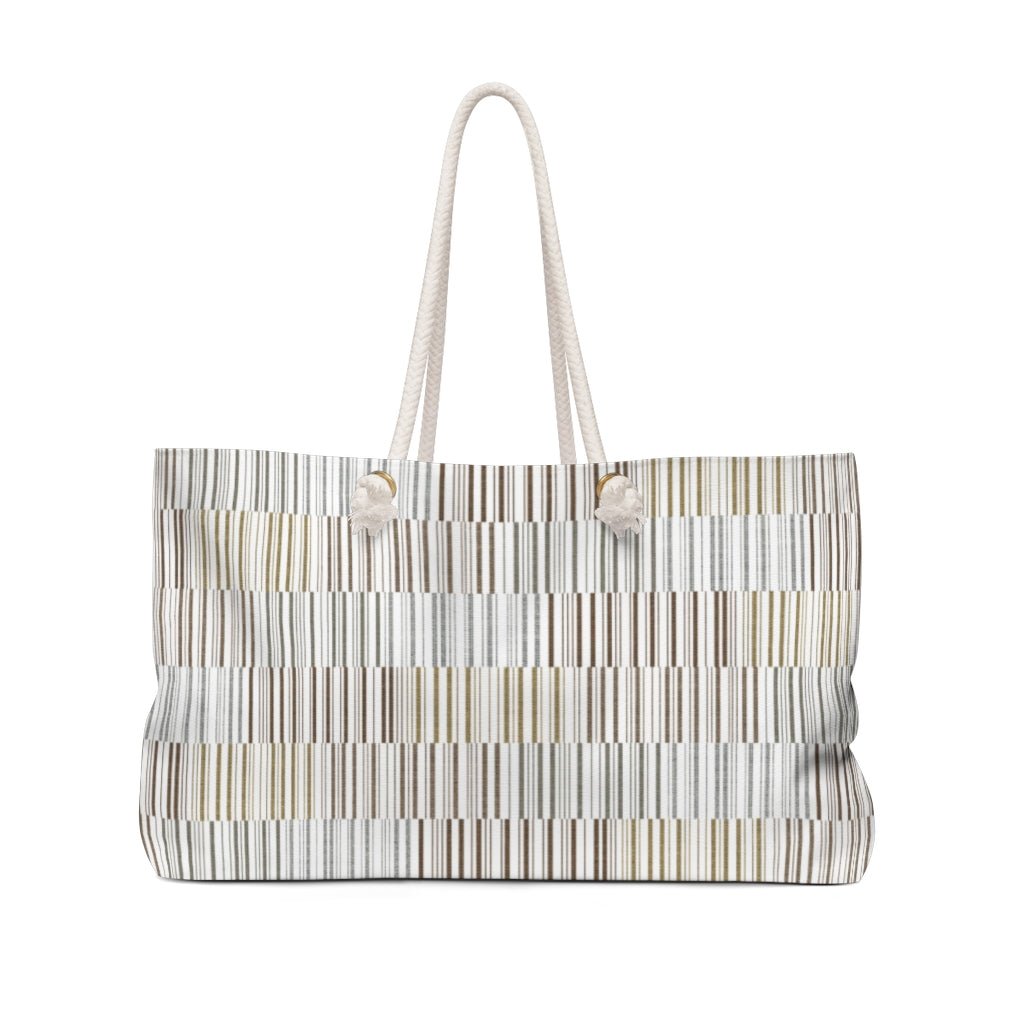 Traffic Code Weekender Bag in Brown