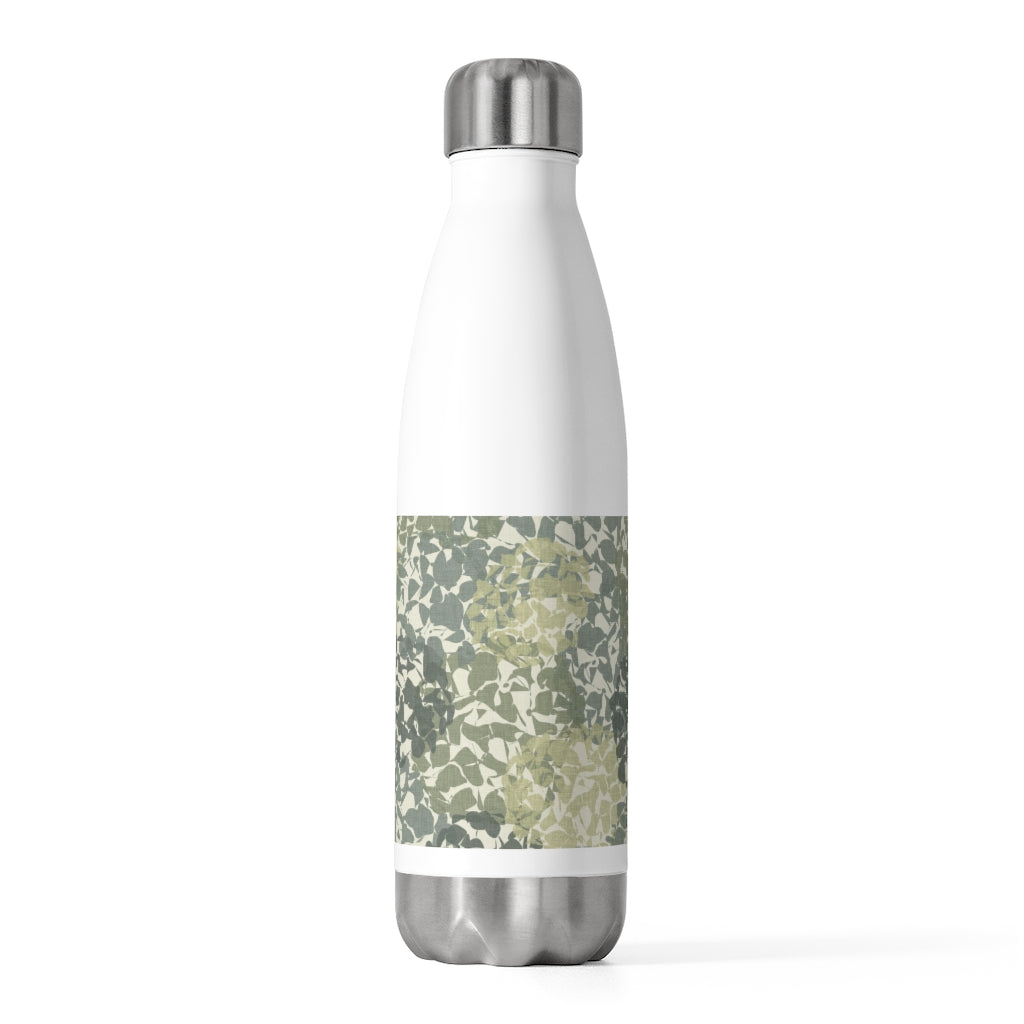 Hydrangea 20oz Insulated Bottle in Green