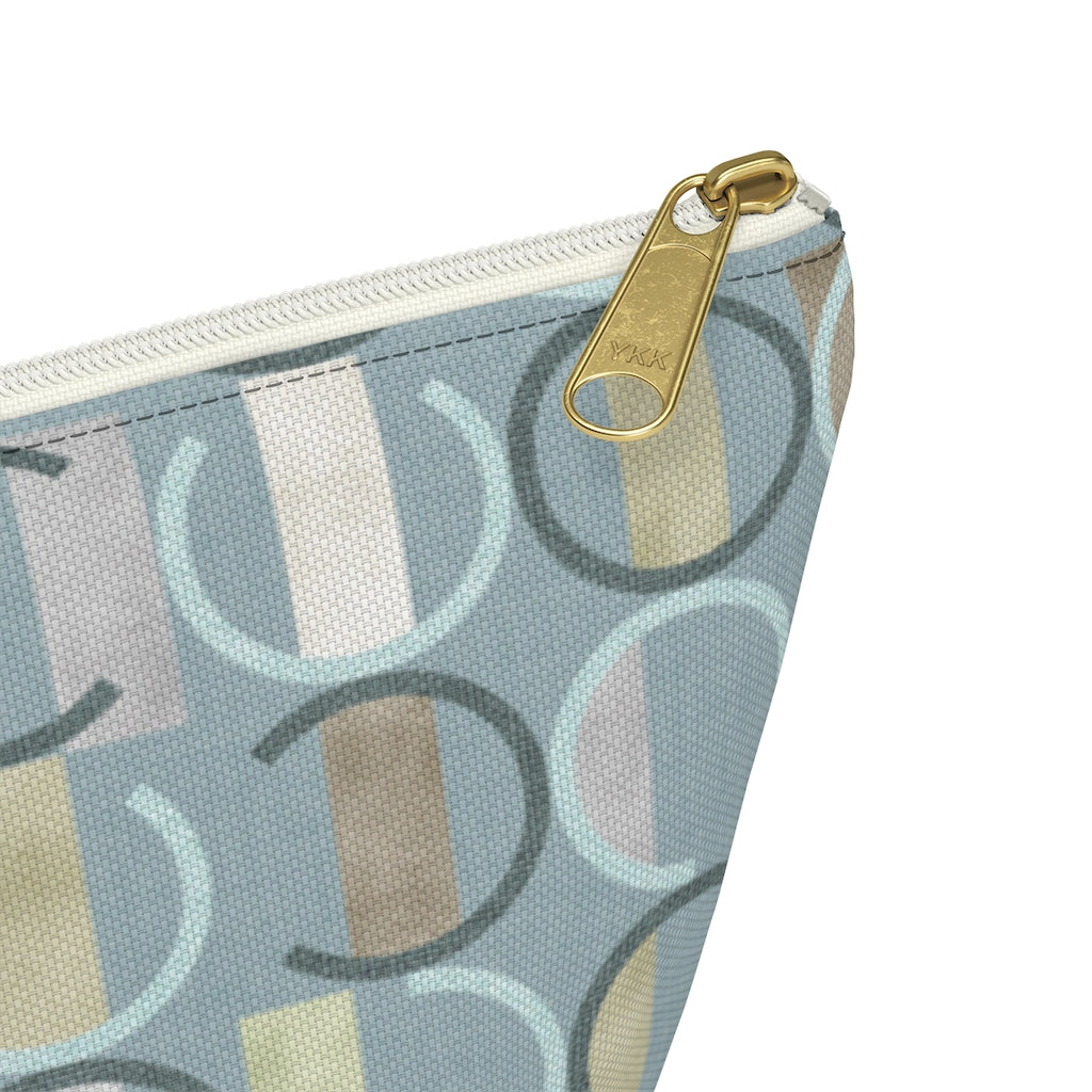 Journey Code Accessory Pouch w T-bottom in Aqua
