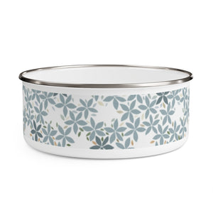 Snowbell Enamel Bowl in Aqua