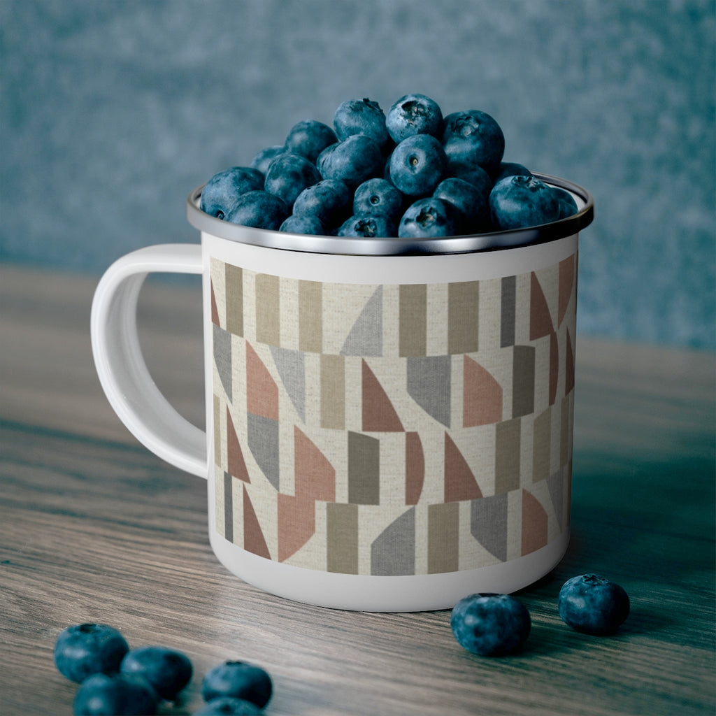 Frequency Code Enamel Mug in Pink