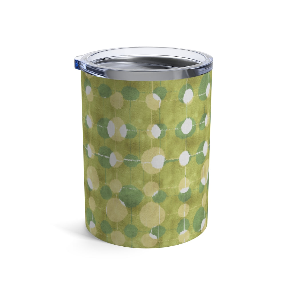 Ikat Texture Overlay Tumbler in Green