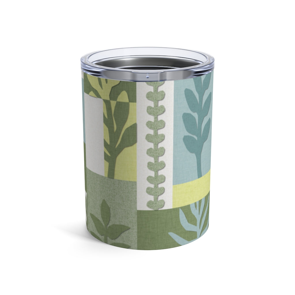 Botanical Paper Tumbler in Green