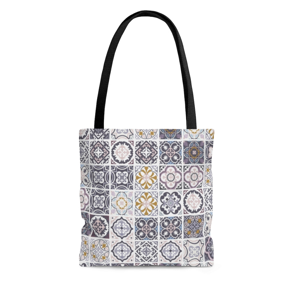 Seville Square Tote Bag in Purple