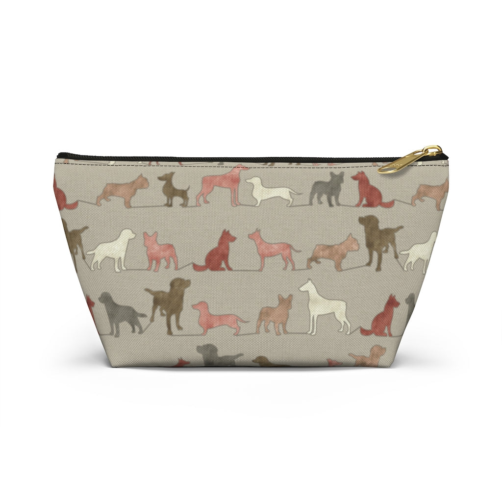 Dogs Accessory Pouch w T-bottom in Pink