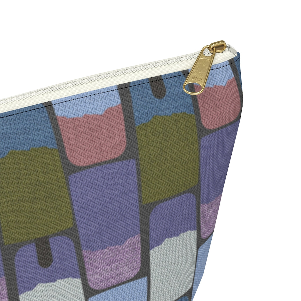 Popsicles Accessory Pouch w T-bottom in Purple