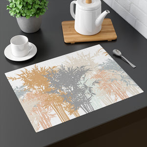 Lucky Bamboo Placemat in Orange