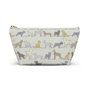 Dogs Accessory Pouch w T-bottom in Yellow