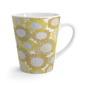 Sunflowers Latte Mug in Yellow