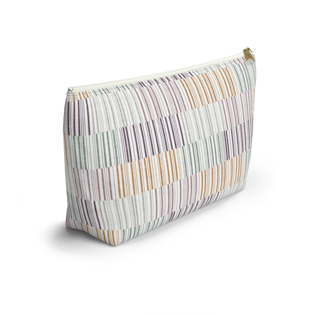 Traffic Code Accessory Pouch w T-bottom in Purple