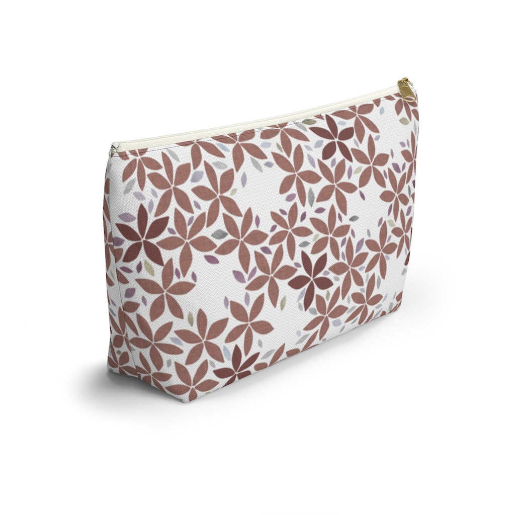 Snowbell Accessory Pouch w T-bottom in Purple