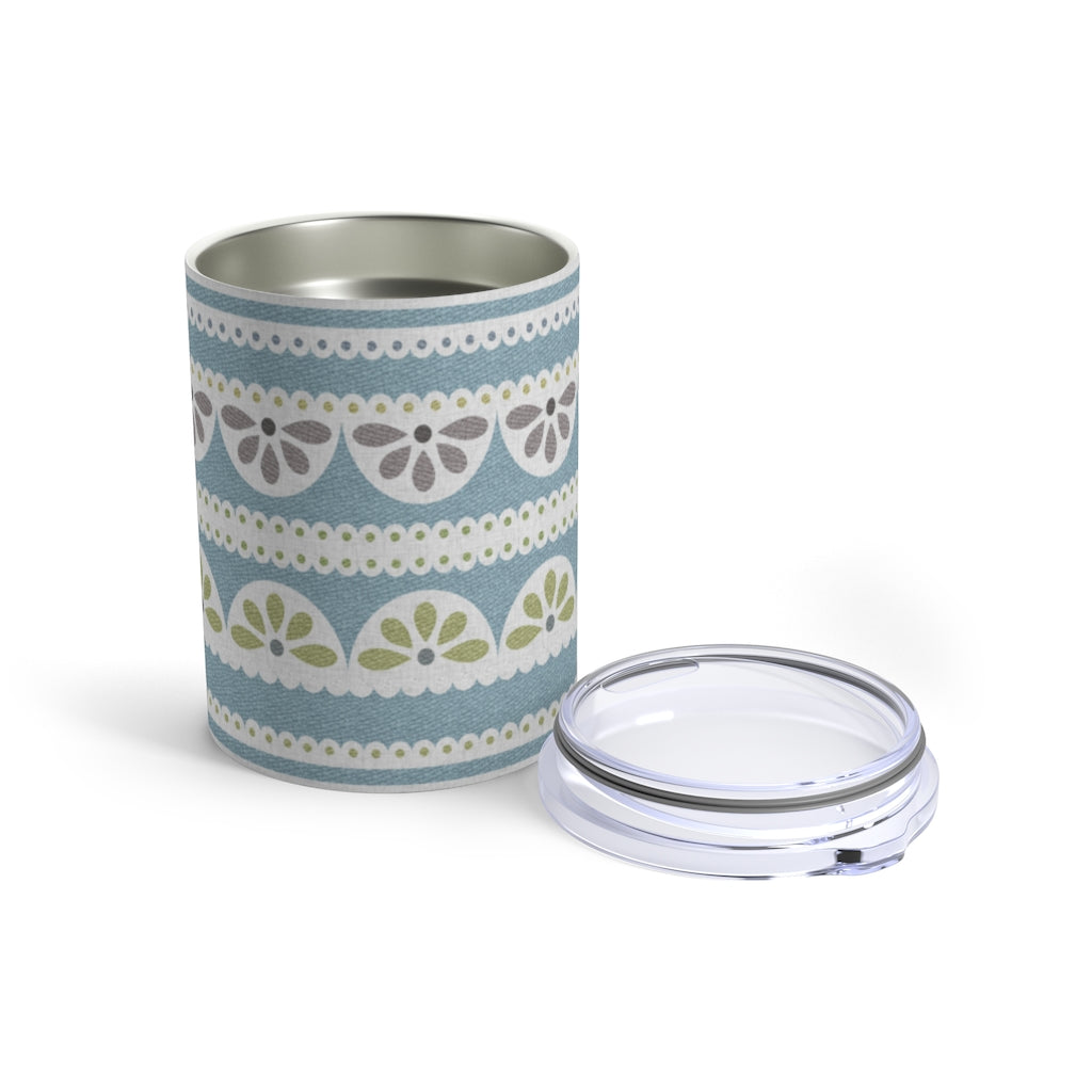 Eyelet Lace Tumbler in Aqua