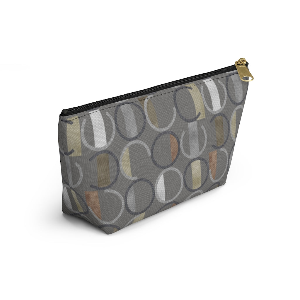 Journey Code Accessory Pouch w T-bottom in Gray