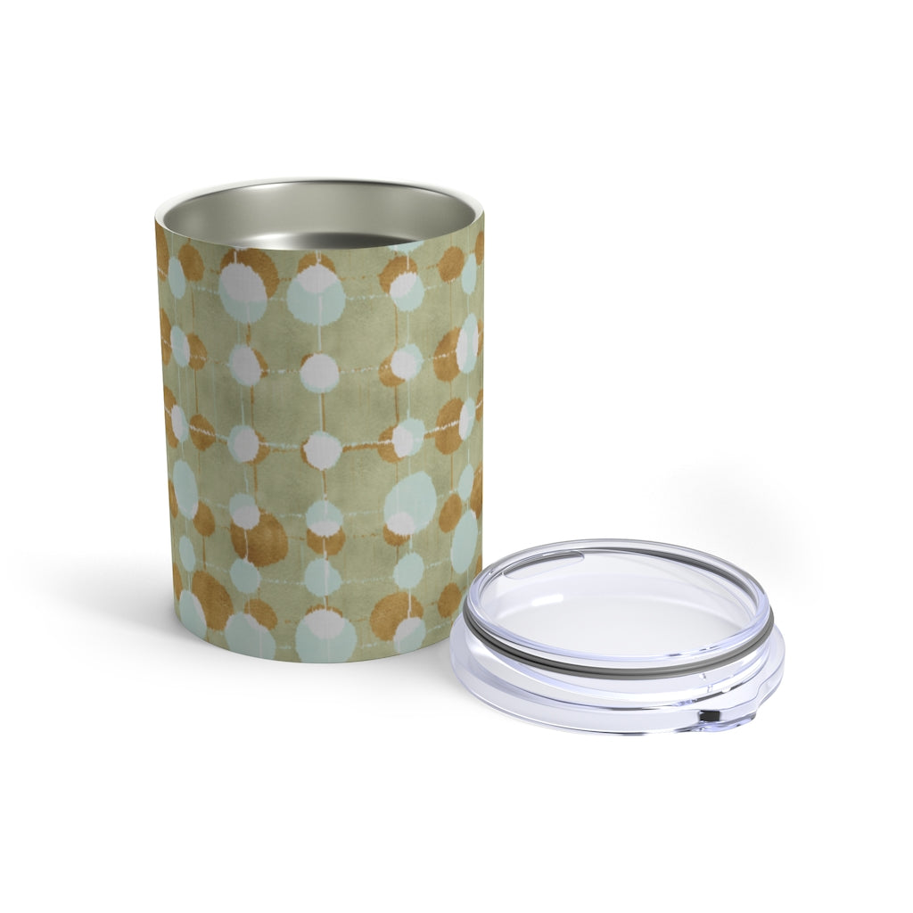 Ikat Texture Overlay Tumbler in Aqua