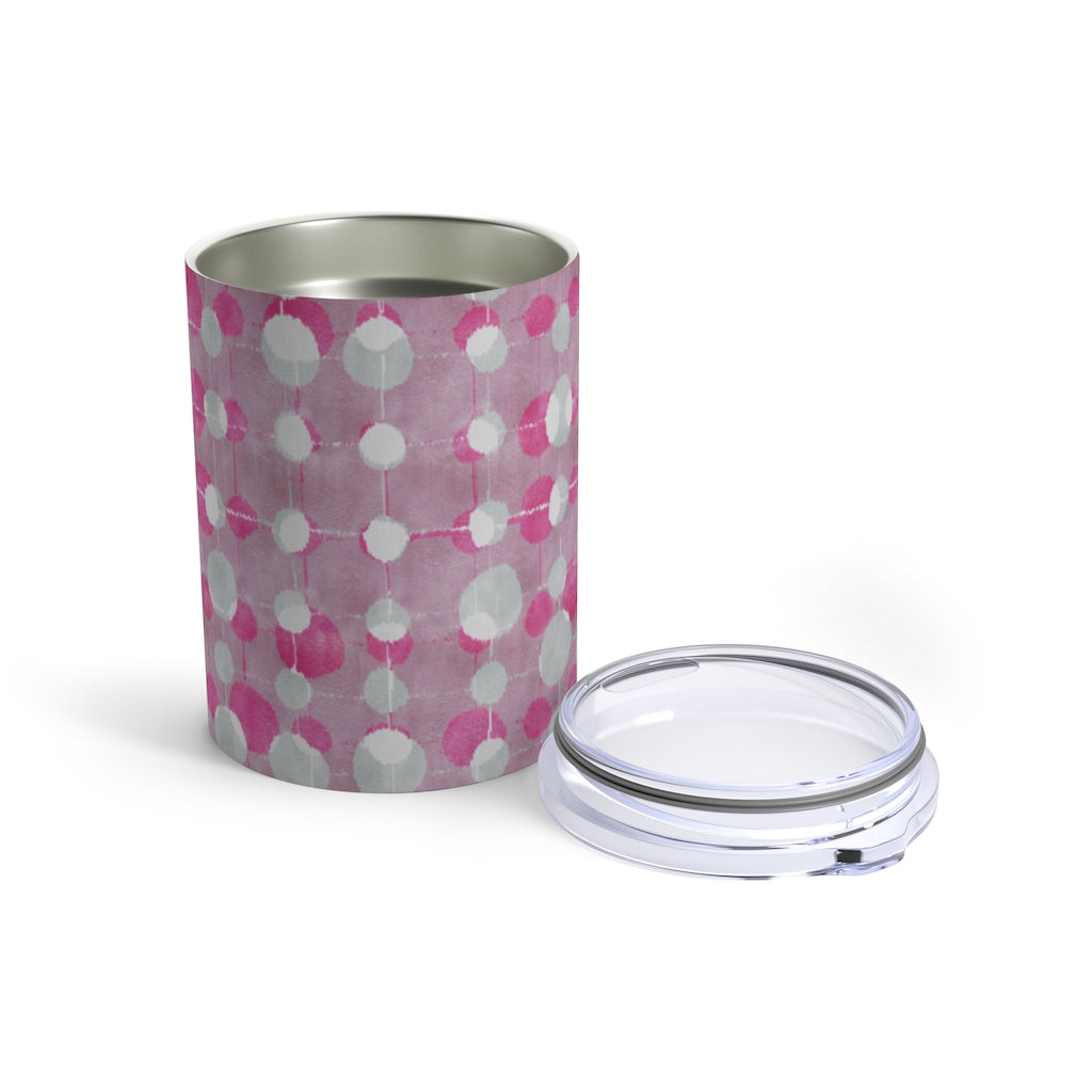Ikat Texture Overlay Tumbler in Pink