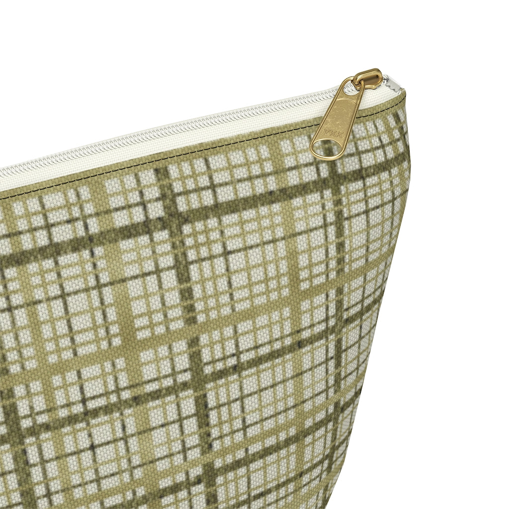 Rogers Tartan Accessory Pouch w T-bottom in Green