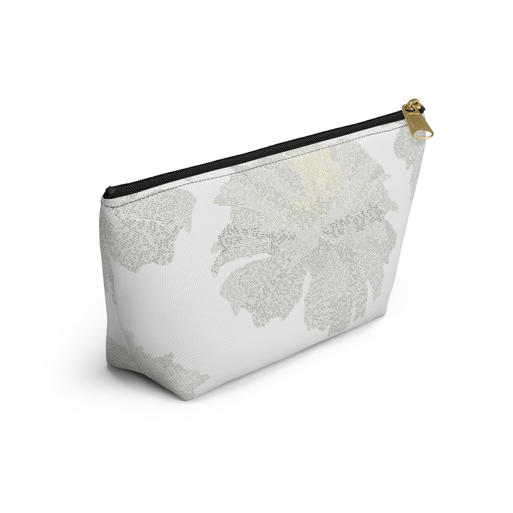 Ciphertext Code Accessory Pouch w T-bottom in Warm Gray