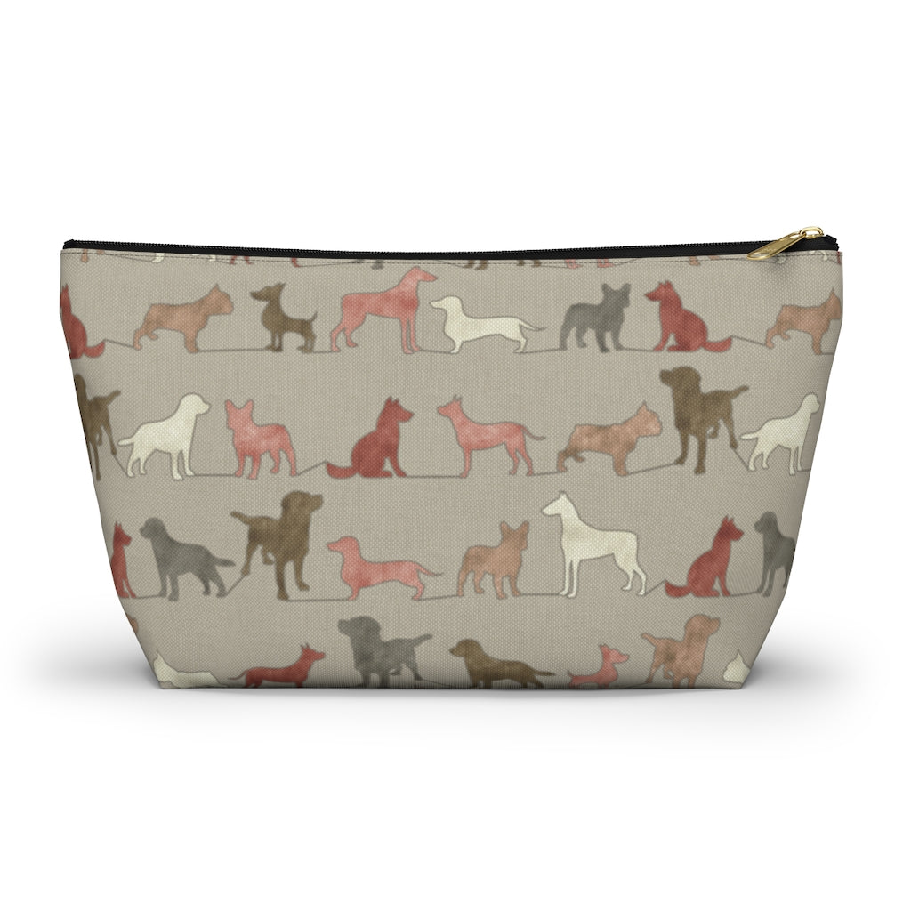 Dogs Accessory Pouch w T-bottom in Pink
