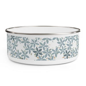 Snowbell Enamel Bowl in Aqua