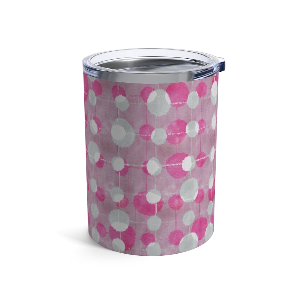 Ikat Texture Overlay Tumbler in Pink