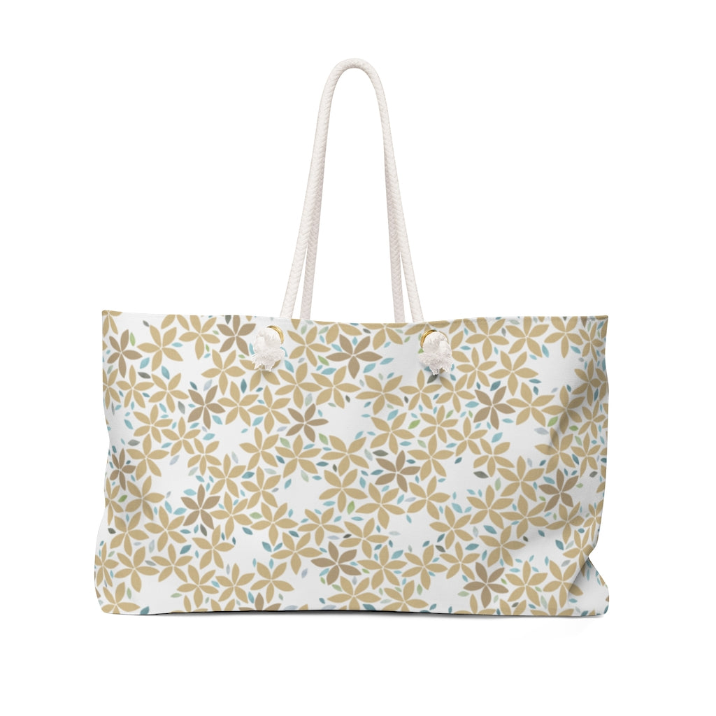 Snowbell Weekender Bag in Gold