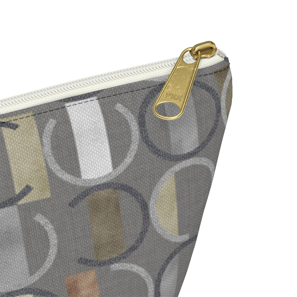 Journey Code Accessory Pouch w T-bottom in Gray
