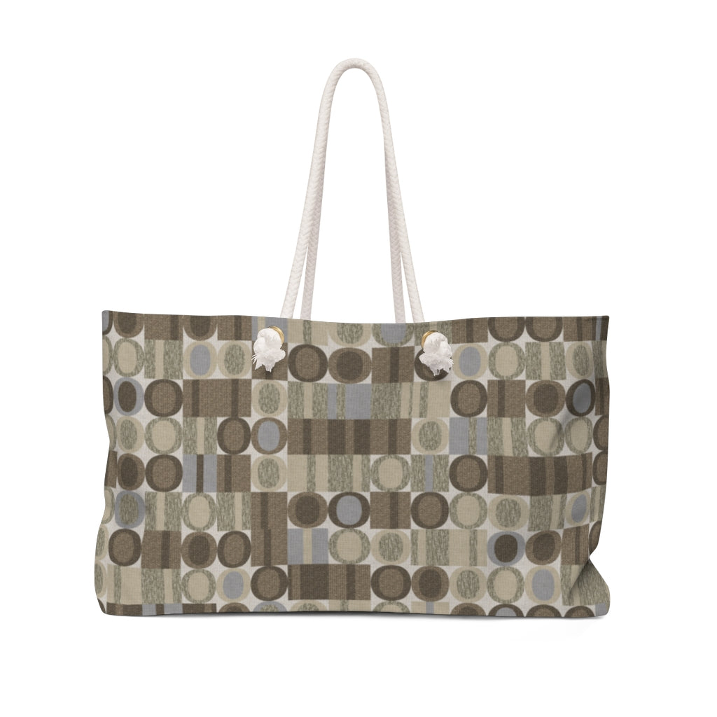 Five Languages Code Weekender Bag in Brown
