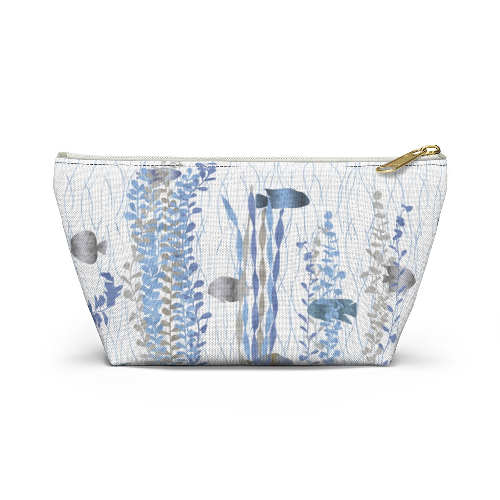 Aquarium Accessory Pouch w T-bottom in Blue