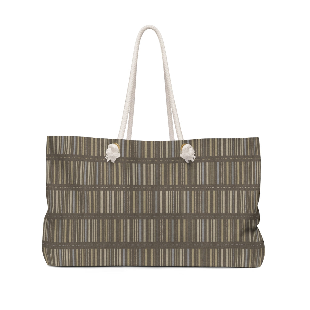 Science Code Weekender Bag in Brown