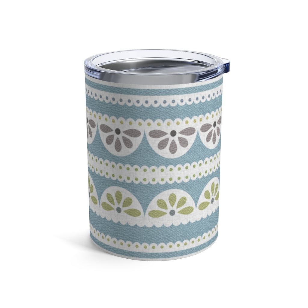 Eyelet Lace Tumbler in Aqua