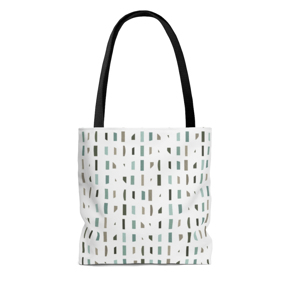 Tujjedy Code Tote Bag in Aqua