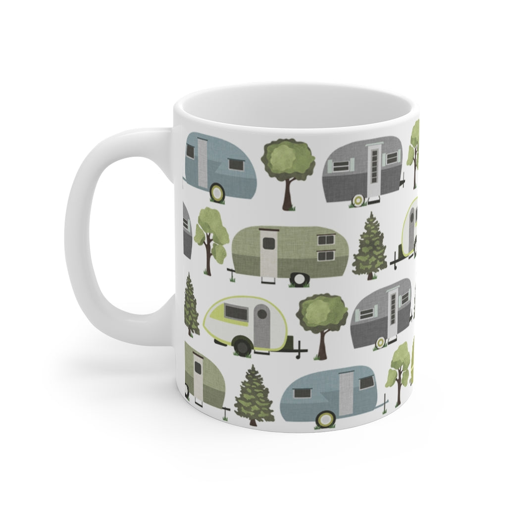 Teardrop Campers Mug in Green