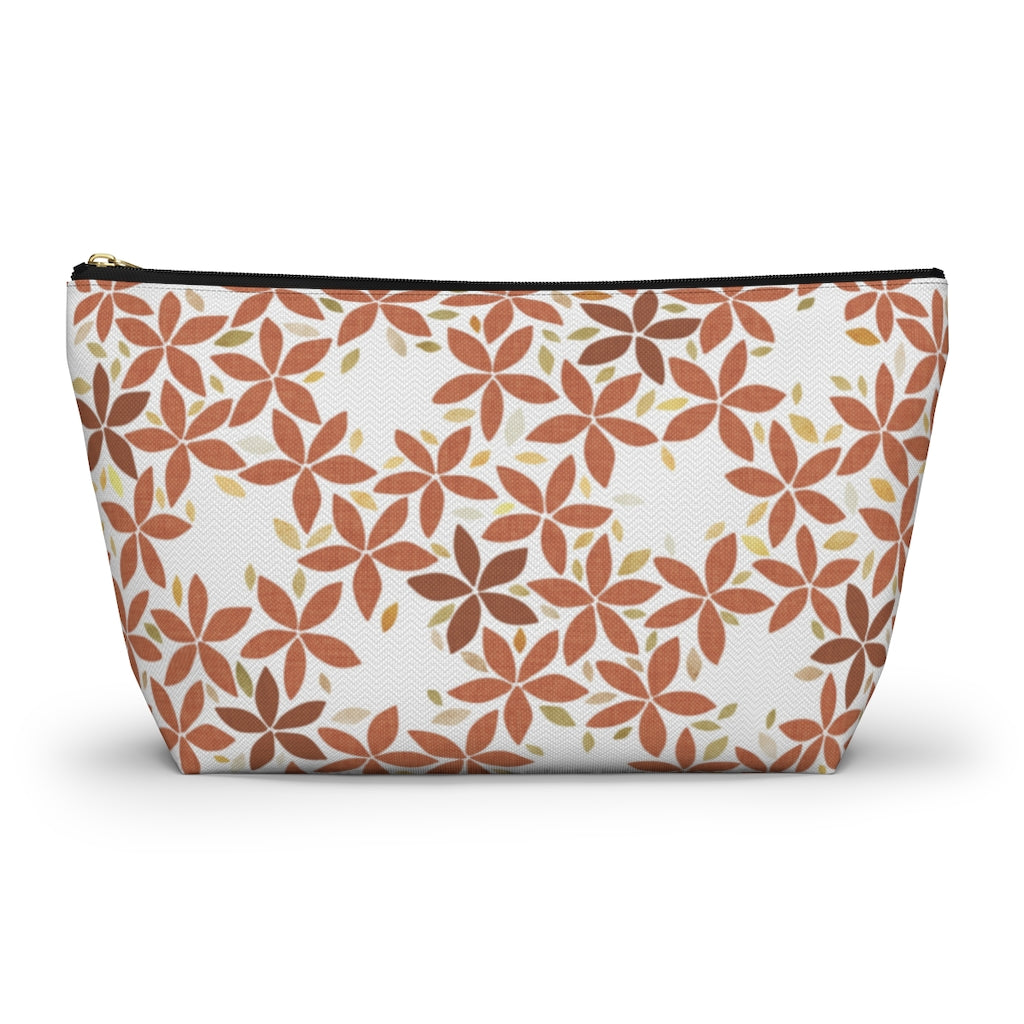 Snowbell Accessory Pouch w T-bottom in Coral