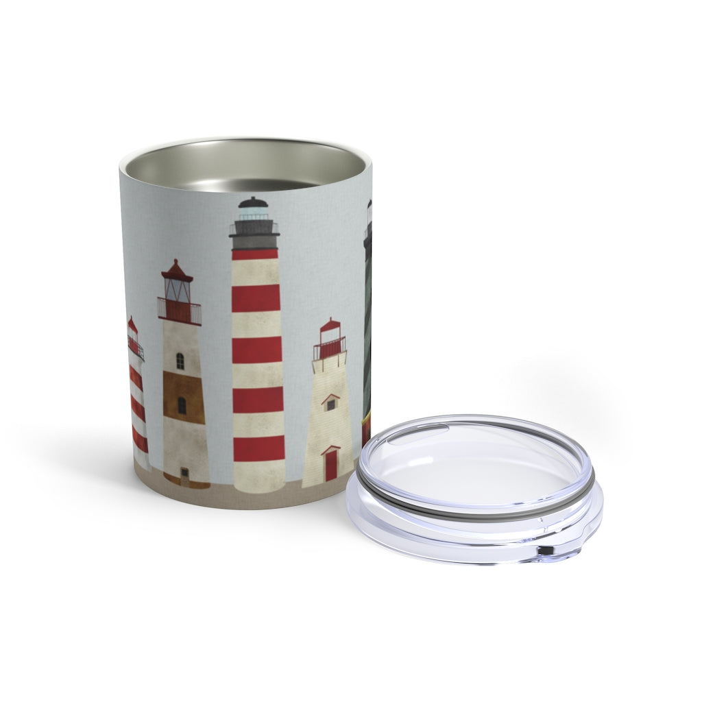 Lighthouses Tumbler in Red