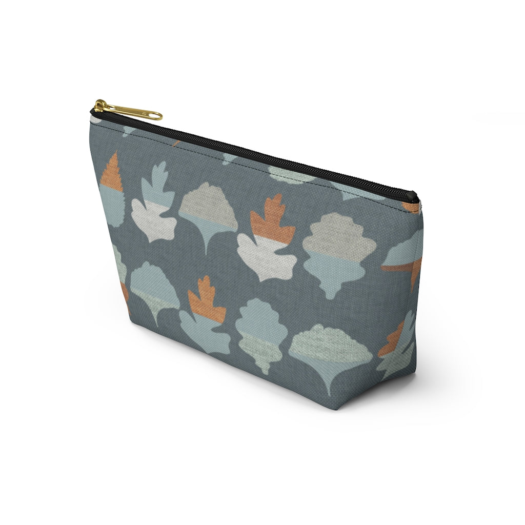 Frond Accessory Pouch w T-bottom in Aqua