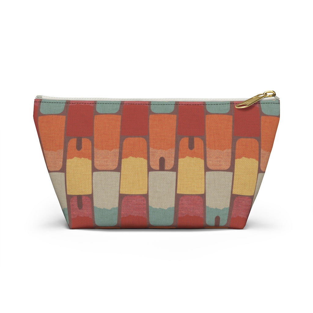 Popsicles Accessory Pouch w T-bottom in Red