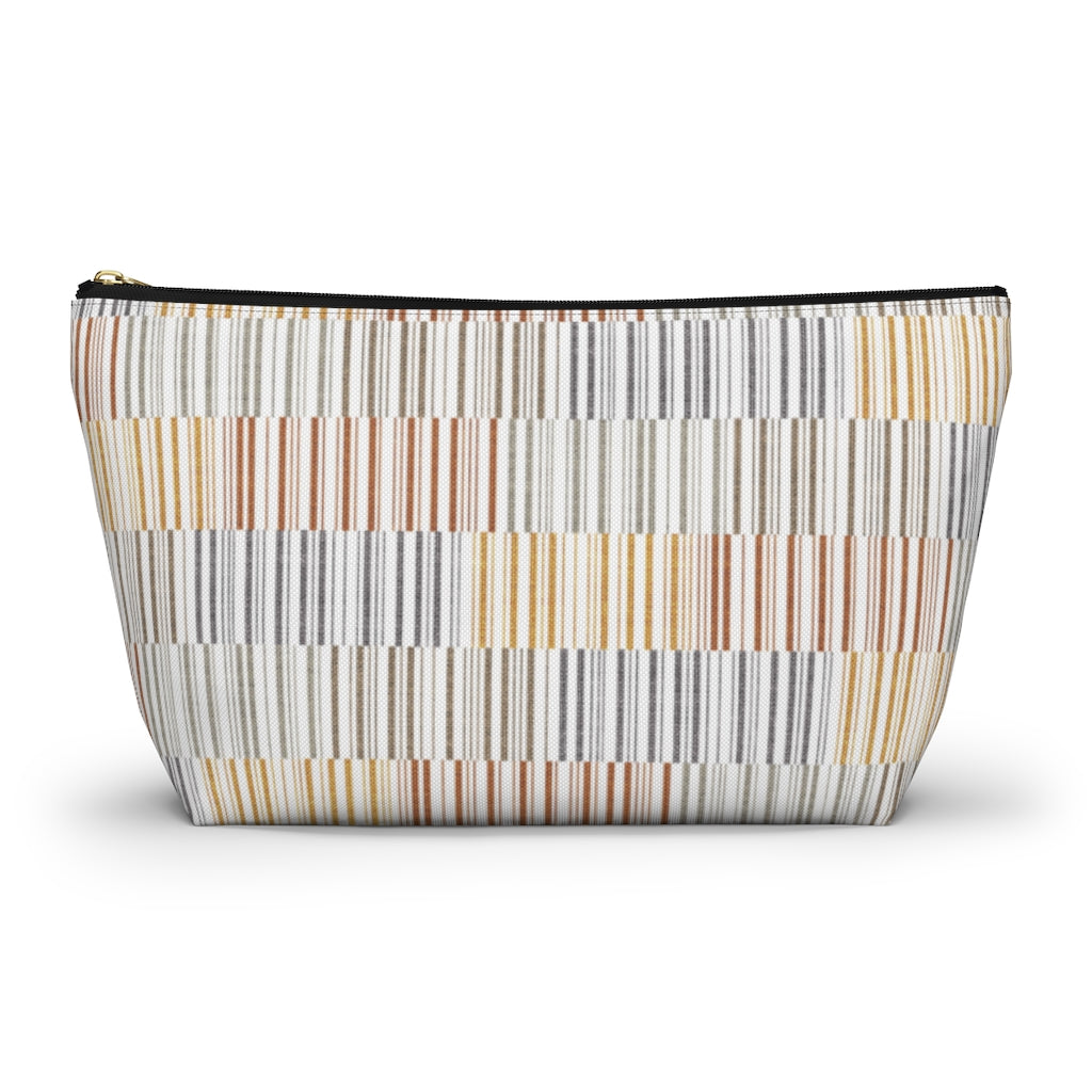 Traffic Code Accessory Pouch w T-bottom in Orange