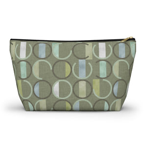 Journey Code Accessory Pouch w T-bottom in Green