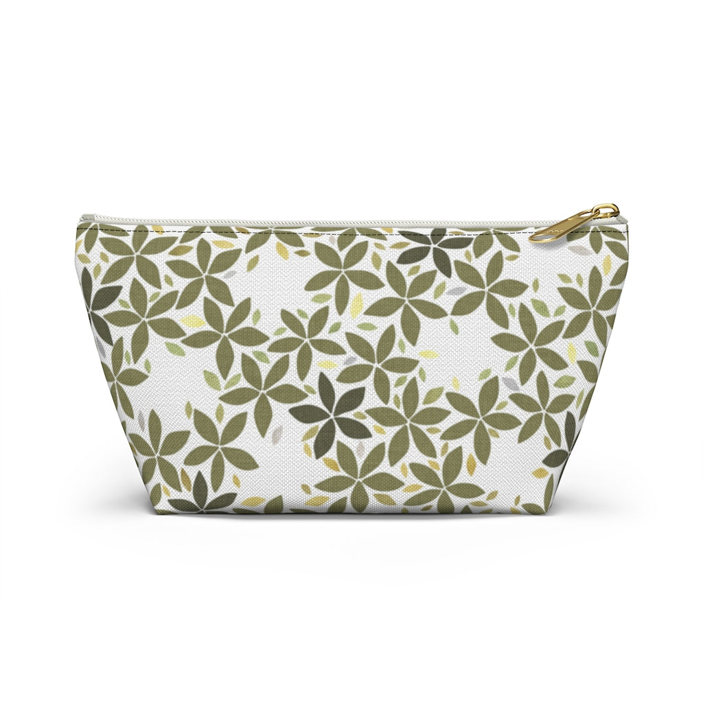 Snowbell Accessory Pouch w T-bottom in Green